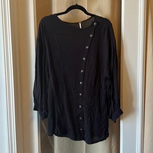 Free people black blouse